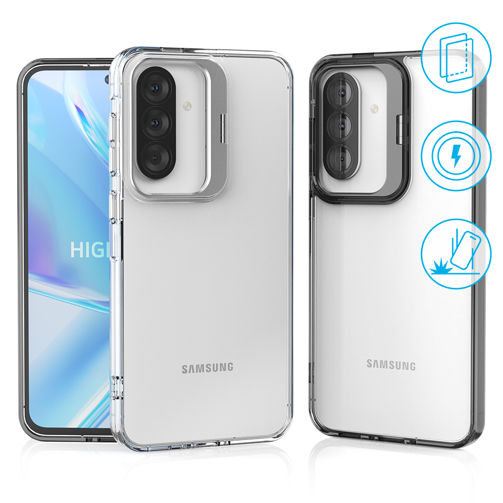 하이온 클리어거치대 케이스 갤럭시A17(A175)/A17 5G(A176) 공용