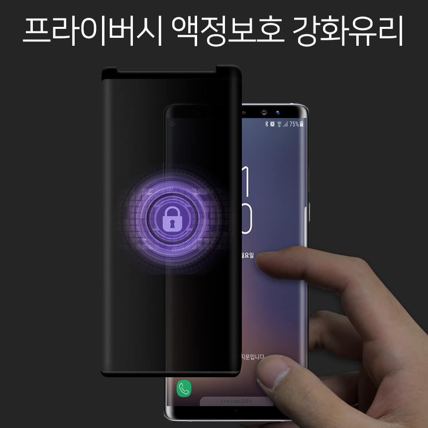 바이킹프라이버시 강화유리액정 갤럭시S21플러스(G996)