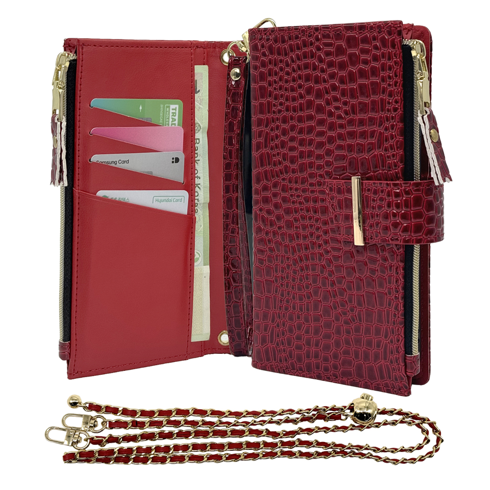 가더 크로커 지퍼 다이어리 지갑 케이스 갤럭시S25FE(S731)