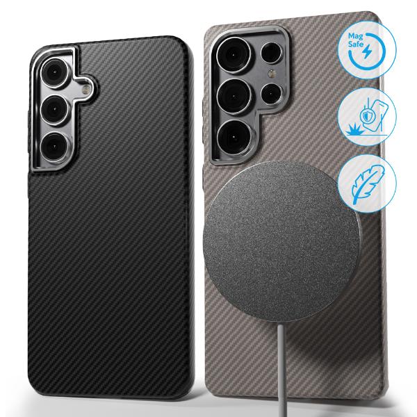 하이온 카본 무드 메탈라인 멕세이프케이스 갤럭시S24FE(S721)